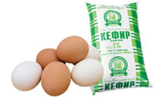 Маска для волос с кефиром и яйцом